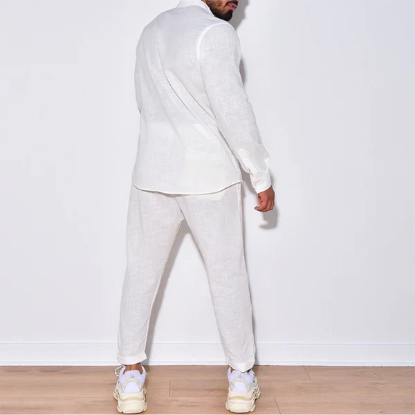 Kian - Casual Set Voor Heren Met Luxe Broek En Overhemd